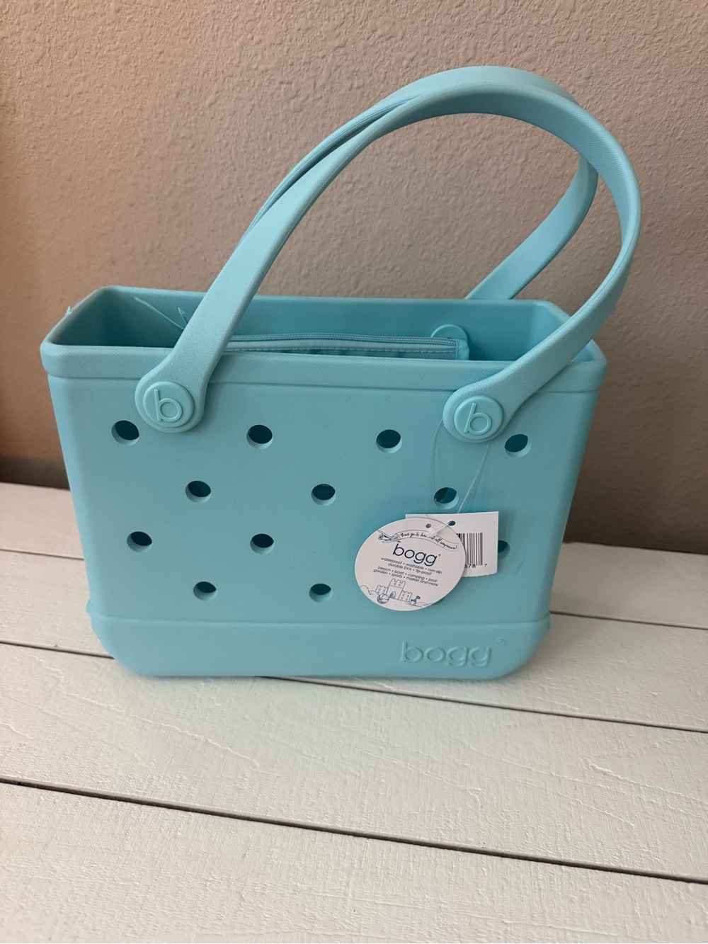 Brand New with Tags! Bitty Bogg Bag Mini Tote Blue
